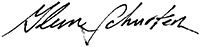 Glenn Schuster (signature)
