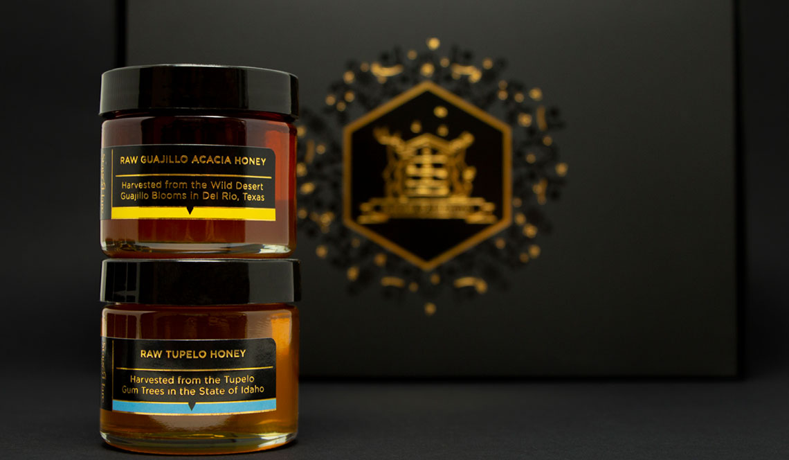 Gourmet Honey Packaging for Stag&Hare