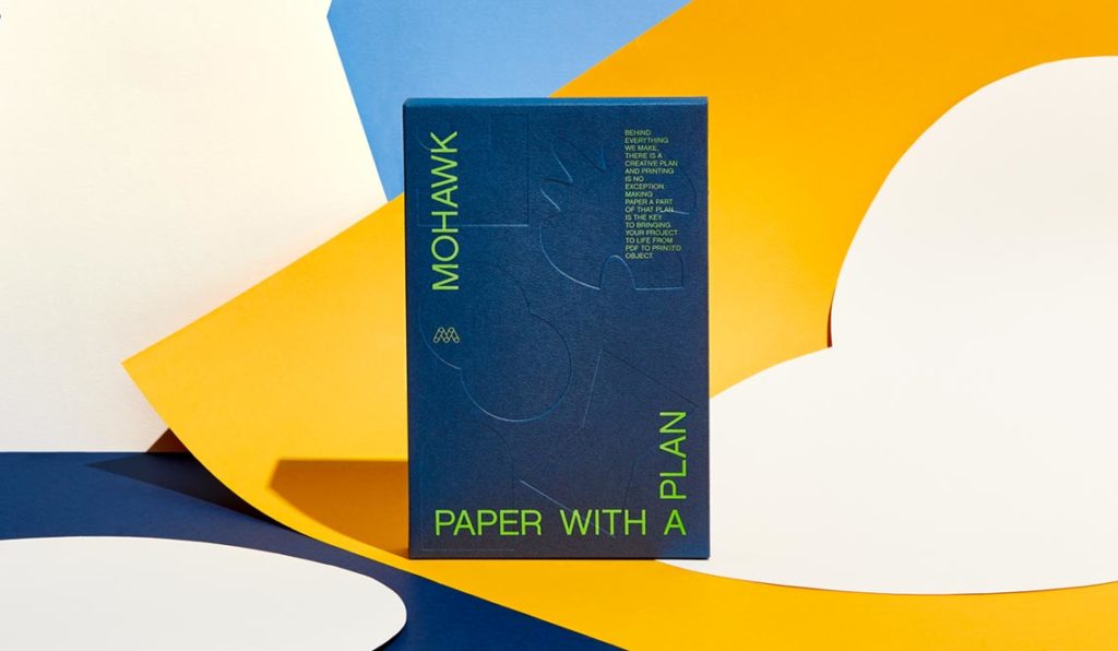 Paper sample books with Custom Slipcases for Mohawk